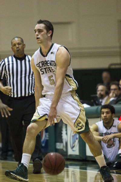 Sacramento State junior point guard Dylan Garrity scored a career-high 26 points that included eight 3-pointers at Idaho State. 