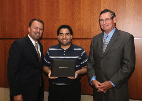 Patrick Landrum receives CSU Trustee award