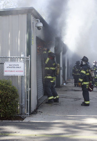 Fire in storage shed by The WELL damages equipment