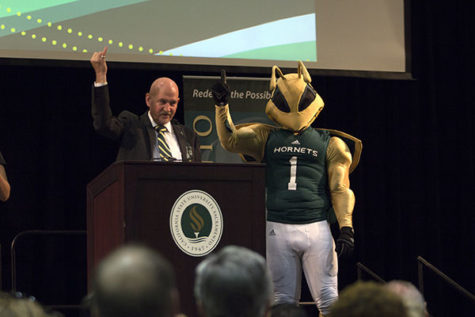 President Nelsen gives first fall address