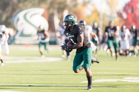 Former Sacramento State receiver DeAndre Carter is a member of the San Francisco 49ers practice squad. Carter has spent time with the Baltimore Ravens, Oakland Raiders, New England Patriots and 49ers in his three-year NFL career. 