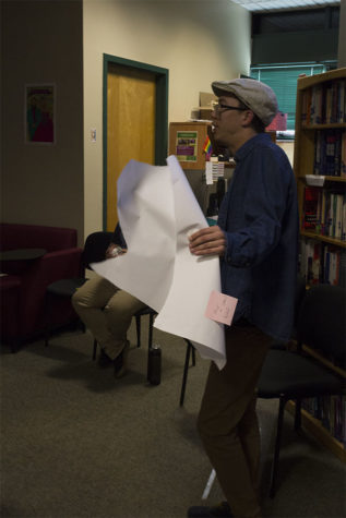 Donovan McKinley, senior FACS major with concentration in family studies, participates in the