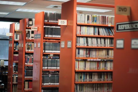 The library’s collection of over 7000 VHS tapes, 2000 DVDs and 5000 CDs is available for three-day checkout. The collection includes a large selection of Academy Award nominated feature films.