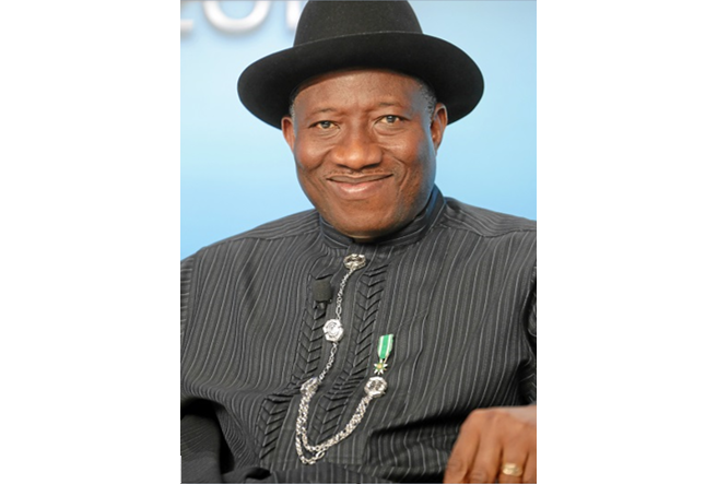Goodluck Ebele Jonathan, former president of Nigeria, in Switzerland for the 2013 meeting of the World Economic Forum. 