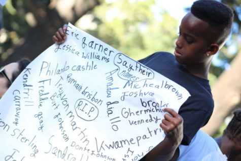 Group gathers at State Capitol to protest police shootings