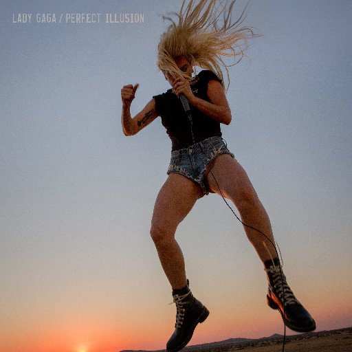 Lady Gaga released her new single, Perfect Illusion, Sept. 8, 2016.
[Photo courtesy of Lady Gagas official Twitter account]