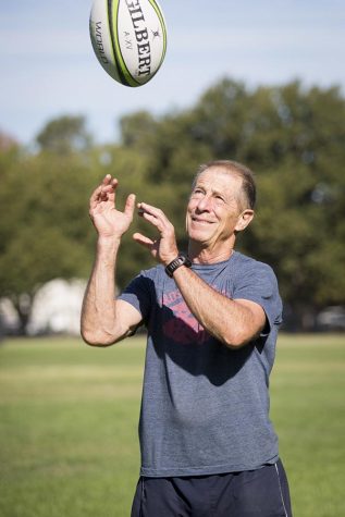 Sacramento State recreation, parks and tourism administration professor Steve Gray is a new member of the U.S. Rugby Hall of Fame. Gray coached the San Diego State Aztecs to a National 15s Championship in 1987. (Photo by Jessica Vernone/Sacramento State)