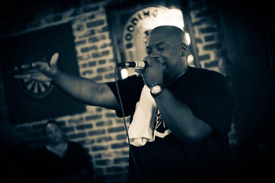 Rapper Mr. Hooper performs at the Old Ironsides bar on Feb. 27. He will hit the stage at the University Union Serna Plaza for a Nooner concert on Oct. 12.
(Courtesy of Letrice Fowler)