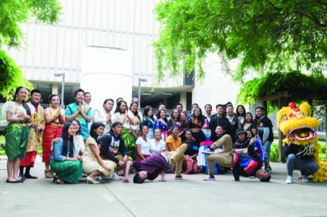 Students and dancers pose for a photo at the end of last year’s API Fest Day. 