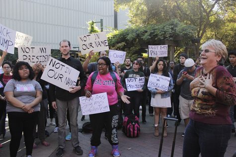 Photo gallery: Sac State students protest Trump election
