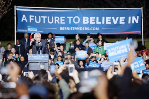 The self-proclaimed Democratic Socialist senator from Vermont's candidacy started out small and quiet but along the way, his call for a "political revolution" attracted hundreds of thousands of young people who supported his fights for free tuition at public colleges, breaking up big banks and launching universal health care. Sanders lost the party's nomination to Hillary Clinton in July 2016. (Photo by Michael Vadon / Flickr)