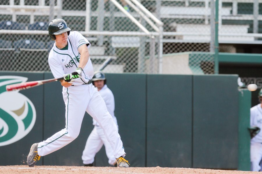 Sacramento State junior outfielder Andrew McWilliam ended last season with a .286 batting average, six home runs and 36 RBIs. (Photo by Sheldon Kohatsu)