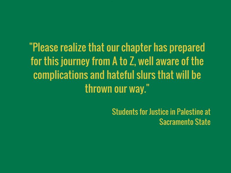 Letter to the editor: Students for Justice in Palestine responds to social media critics