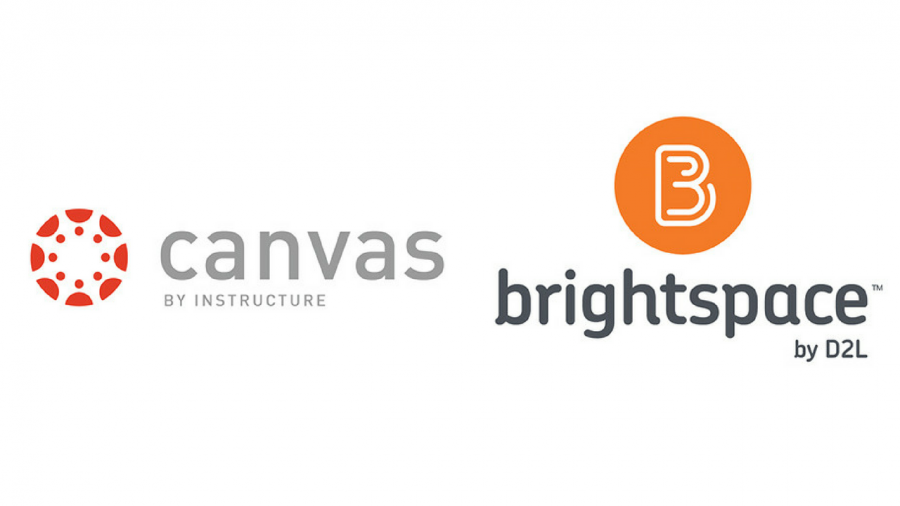 Sacramento State intends to replace its current online classroom website, Blackboard, with either Instructure Canvas or D2L Brightspace. (Logos courtesy of Instructure Canvas and D2L Brightspace)