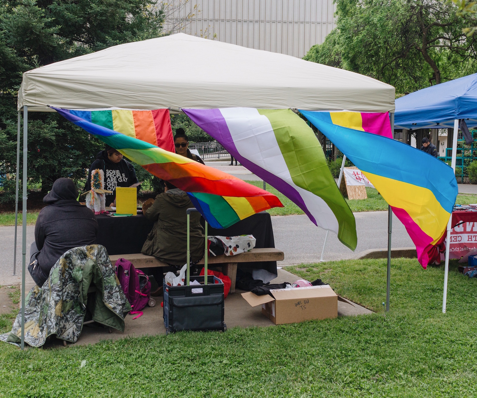 The PRIDE Center hosts many LGBT-related events on campus, such the Resource Fair on April 12. The center is currently celebrating its 10th academic year on the Sacramento State campus. (Photo by Matthew Nobert)