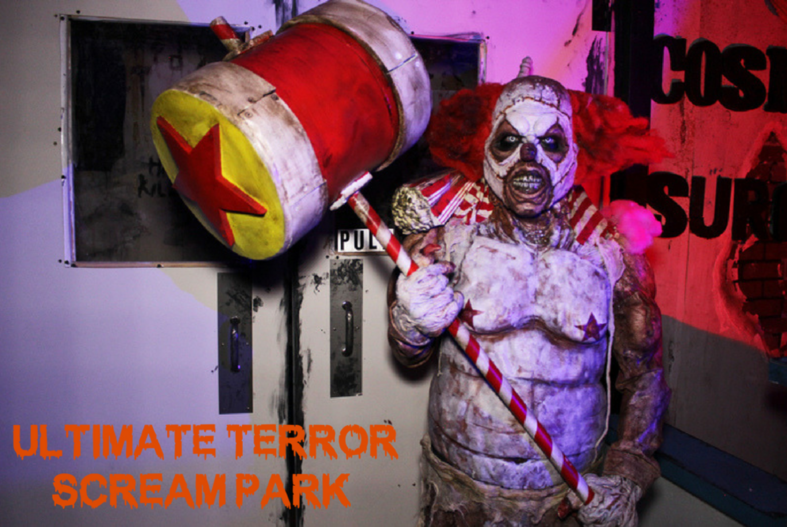 The Ultimate Terror Scream Park features three different haunted houses, including an abandoned hospital, an industrial plant and the house of a murderer. (Courtesy of Ultimate Terror Scream Park)