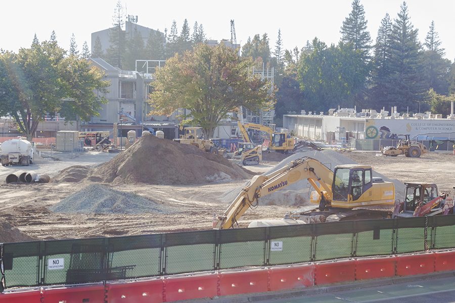 Construction is underway on Sacramento States Science II building, which is expected to be completed in July 2019.