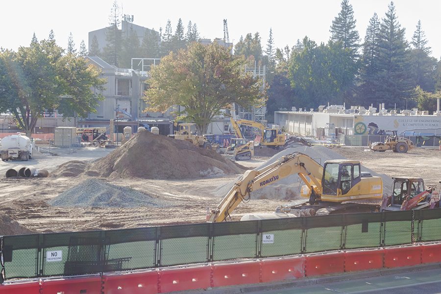 Construction is underway on Sacramento State's Science II building, which is expected to be completed in July 2019.