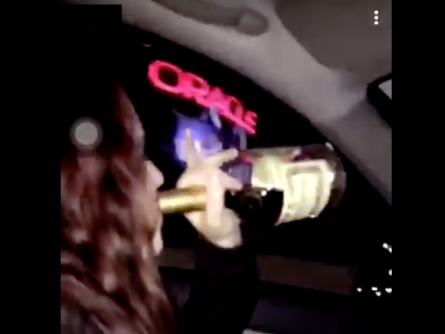Sacramento State student Hayley Hagen appears to be drinking while driving in videos posted by a friend on Facebook and Twitter. Social media profiles indicate Hagen is a 19-year-old freshman criminal justice major.