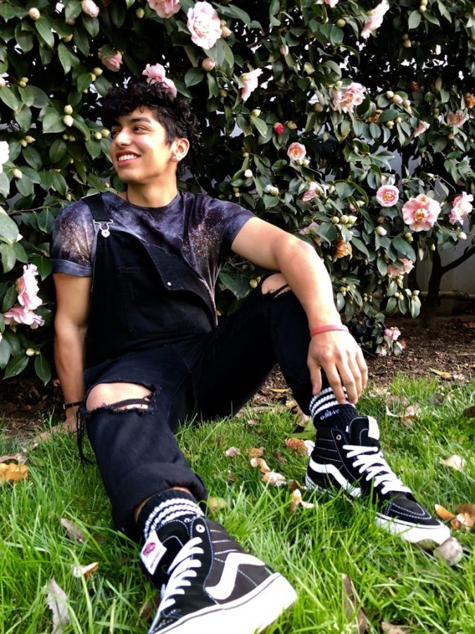 “Fashion is the best outlet for expression,” junior Jorge Ruiz said. “I wasn’t hesitant on putting (overalls) on because I always feel comfortable about what I wear.” (Photo courtesy of Jorge Ruiz)