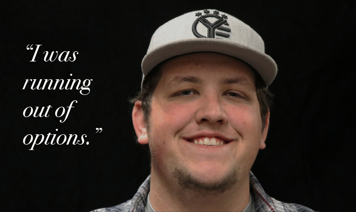 Nolan Jolly spent the fall 2017 semester living in a travel trailer and dealing with a commute of nearly two hours. He struggled with car issues and fell into hard times financially.

