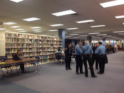 Fight breaks out in school library, 1 person taken to hospital