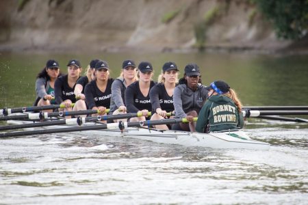 The Sacramento State rowing team competes in the Sacramento State Invitational at Lake Natoma on March 12, 2016. The Hornets will open the 2018 season on Saturday in the Sacramento State Invitational at Lake Natoma.