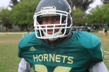 Despite size, sophomore strives to make football team as a walk-on