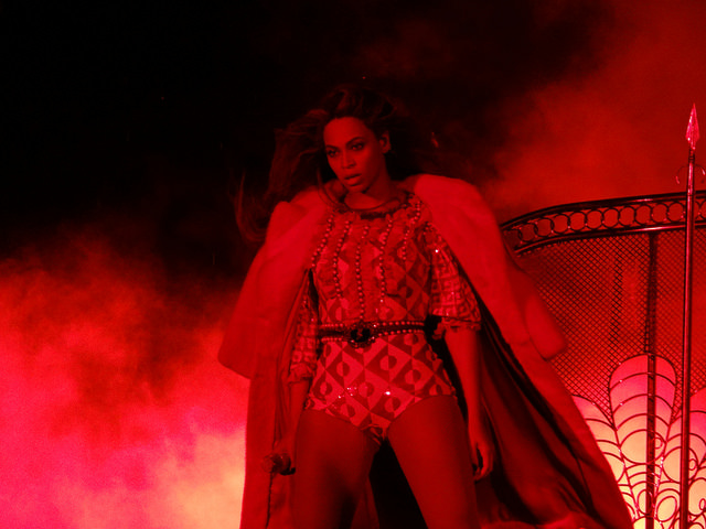 Beyonce+performs+during+the+2016+Formation+World+Tour+at+the+Carter-Finley+Stadium+in+Raleigh%2C+North+Carolina+on+May+3%2C+2016.+She+and+husband+Jay-Z+took+fans+by+surprise+with+the+release+of+their+powerful+and+unfiltered+joint+album+%E2%80%9CEverything+Is+Love%E2%80%9D.+