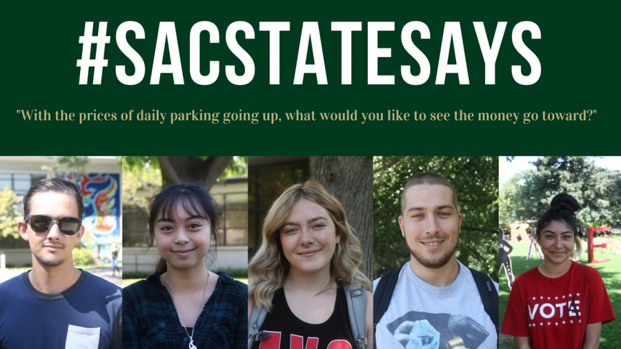 #SacStateSays: With the prices of daily parking going up, what would you like to see the money go toward?