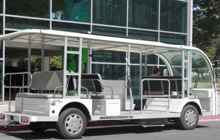 Need a ride to class? Hop on the Herky Streetcar