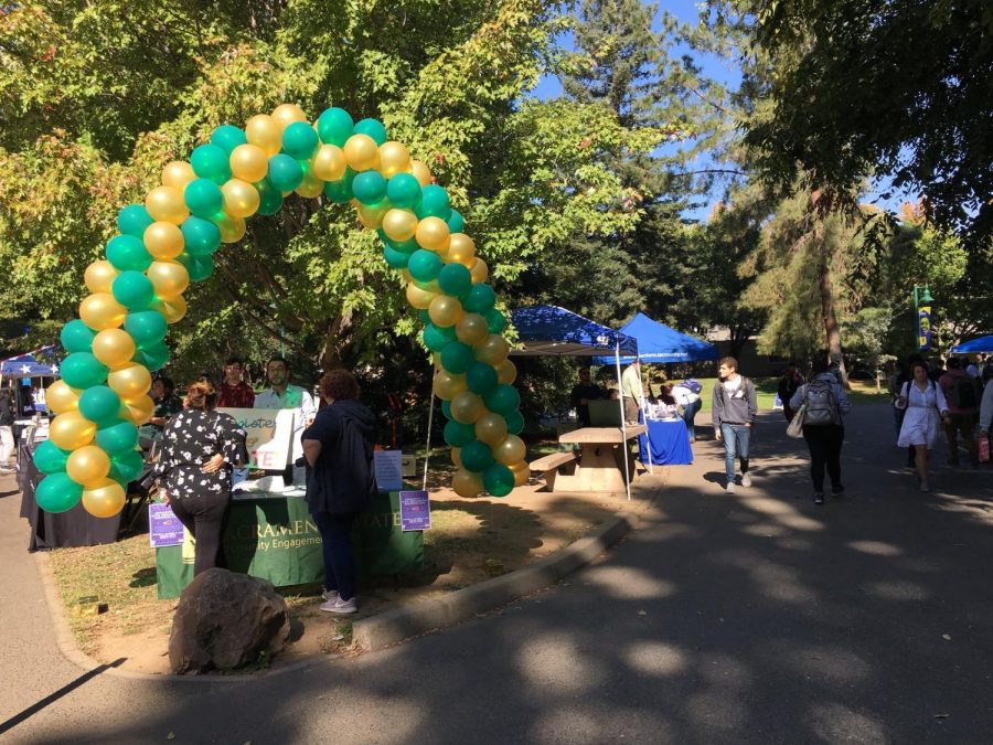 The Sac State Community Engagement Center held its third annual Community Engagement and Resource Fair on Thursday, Oct. 18, 2018. Many local organizations came out to the fair to inspire participants to register to vote.