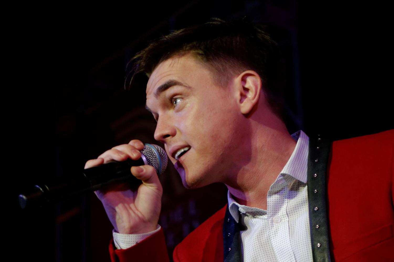 Jesse McCartney performing live at The Citadel Outlets' 12th Annual Tree Lighting Concert in Commerce CA Nov. 9th, 2013.