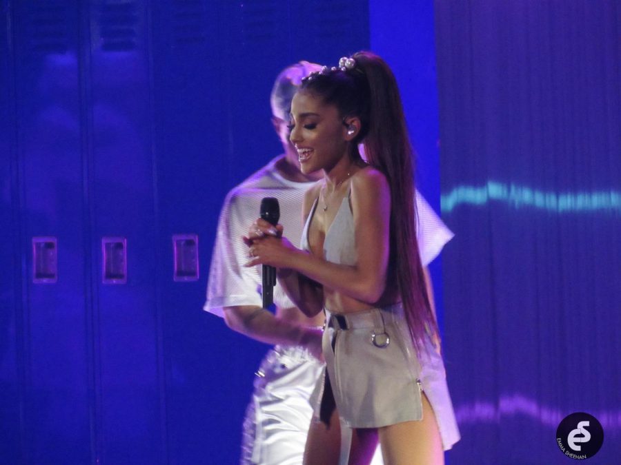Ariana Grande performs at the SNHU Arena on Feb. 19, 2017 for her Dangerous Woman tour. Grande released the highly anticipated video for her new single thank u, next Friday.