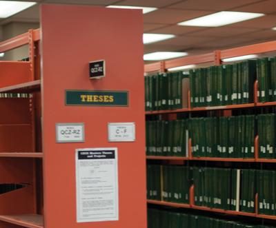 The University Library houses every thesis written previously by Sac State students. Thesis deadlines were extended to Dec. 14, 2018 for the Fall 2018 semester.
