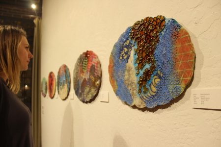 Sac State alumna showcases abstract art at Tim Collom Gallery