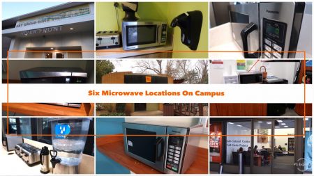 6 convenient microwave locations at Sac State