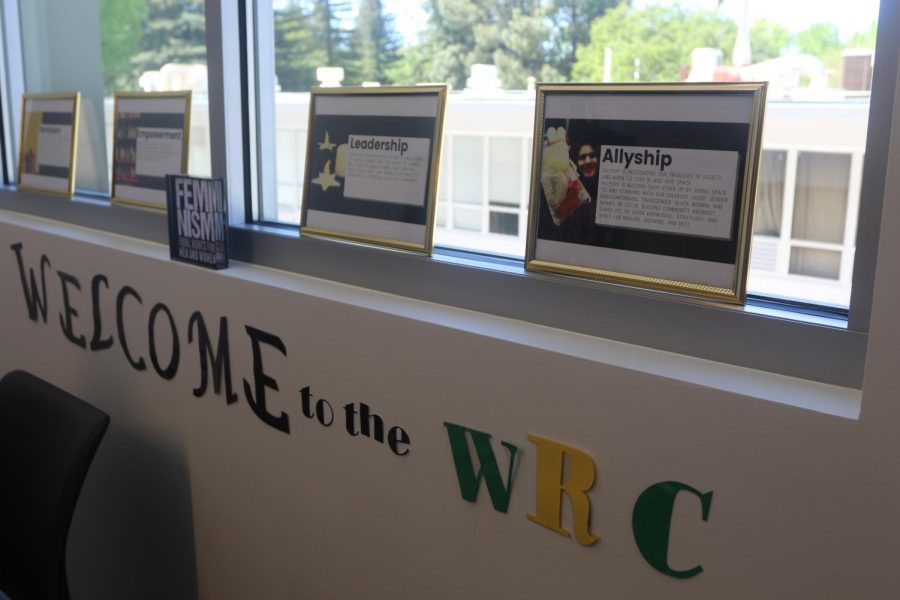 The Womens Resource Center on the second floor of the University Union. After several years of sharing a space with the Pride Center, the WRC has its own office space that came along with the new union renovation. 