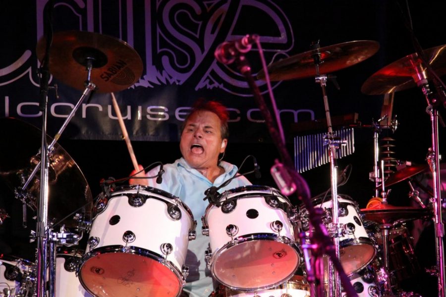 Steve Price, Pablo Cruises drummer rocks out during a performance on July 10, 2009. Pablo Cruise is one of headliners for Hornet Athletics music festival Hornet Fest. 