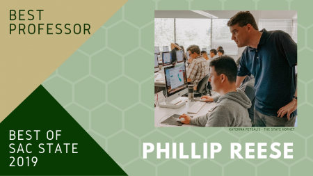 Sac State journalism professor Phillip Reese voted 2019 ‘Best Professor’