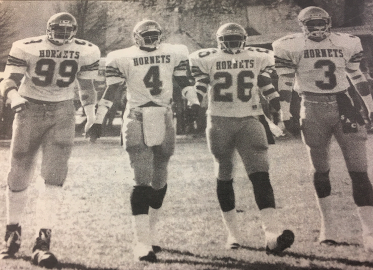 The 1988 Div. II semifinals game is the furthest the Hornets have gone in the team’s postseason history. During the season, the team beat local rival University of California, Davis twice — once during the regular season, and once during the playoffs. 