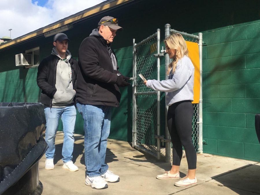 Former Sac State gymnast Dallas Smith is now the director of ticket operations and fan engagement at her alma mater. Along with running all of the athletic ticket accounts, she steps in to help wherever she is needed and sometimes scans tickets at sports events. 