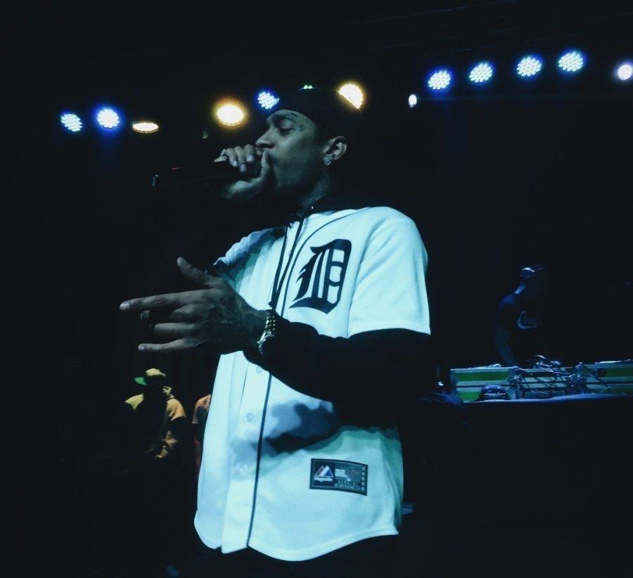 Nipsey Hussle performing on April 20, 2014. Rapper Nipsey Hussle was pronounced dead on Mar. 31, as he was shot outside of his clothing store in Los Angeles. 