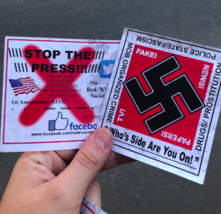 Drone drops flyers with swastikas over Sacramento State bridge dinner