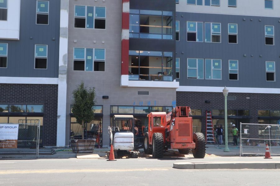 Construction at Academy 65. The housing complex, located on 65th St. Across from Elvas Ave., has had to delay move-in dates by over three weeks.