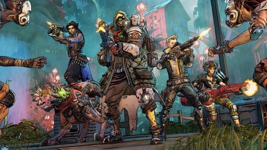 The main characters of Borderlands 3. The game released Sept.13 featuring four new unique playable characters, and a refinement of the series signature mechanics.