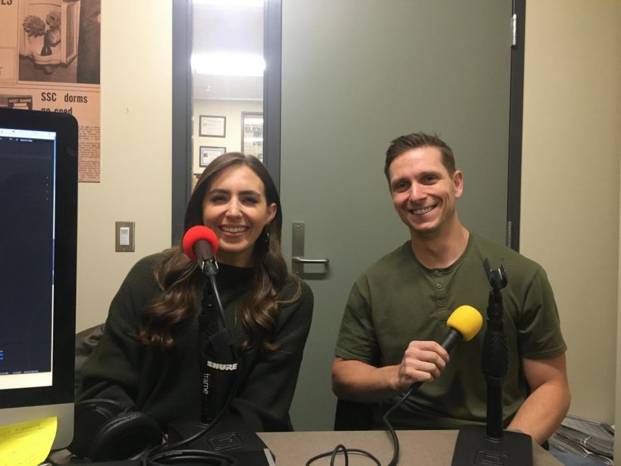 Dave Deuce Mason and Morgan Mo Ragan, hosts of the Deuce & Mo Podcast swung by the State Hornet newsroom to record a podcast. Deuce and & Mo both attended Sac State.