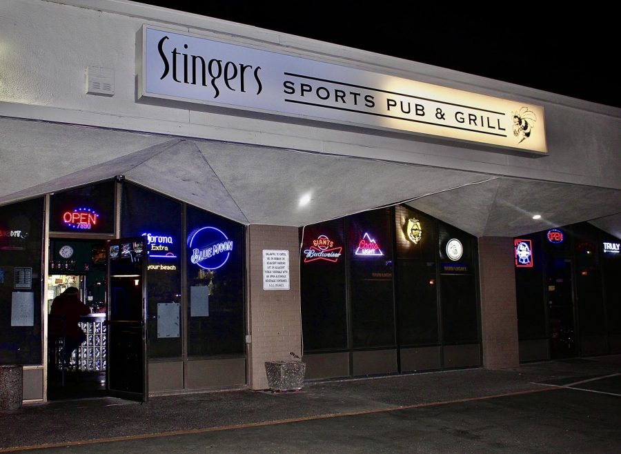 One+person+sustained+an+injury+after+shots+were+fired+at+Stingers+Sports+Pub+Sunday+night.+The+sports+bar+is+popular+among+Sac+State+students+and+is+less+than+a+mile+away+from+campus.+Photo+by+Kendra+Rivera-Molina.