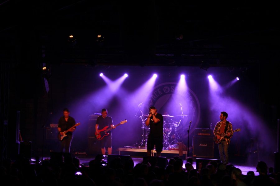 Pearl Jam tribute band Corduroy performing at Ace of Spades Jan. 31, 2020. The State Hornet spoke with Corduroys singer, Diego Zegarra about how the band was formed and the influence of Pearl Jam on his life.