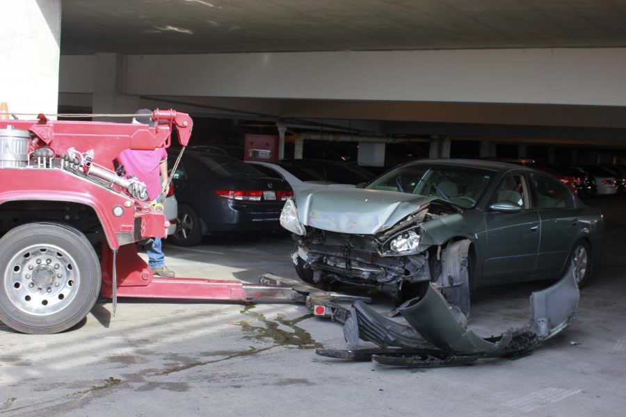On February 4, 2020 a collision into a railing occurred on the 4th floor of Parking Structure 1, located between Sacramento States baseball and soccer field. Police said the student involved was evaluated for minor injuries and the vehicle had to be towed away.